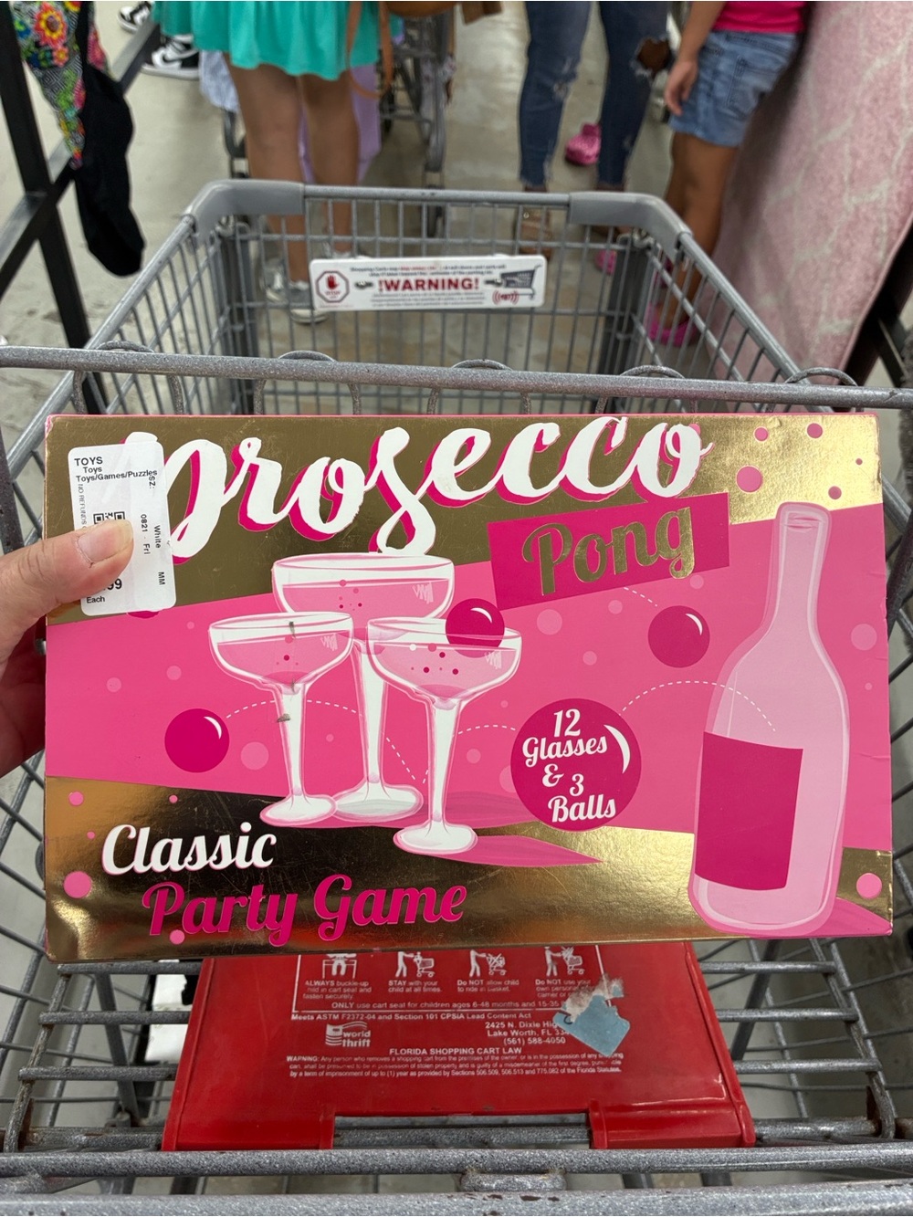 Party Game – Pink Classic Set “Prosecco Pong”